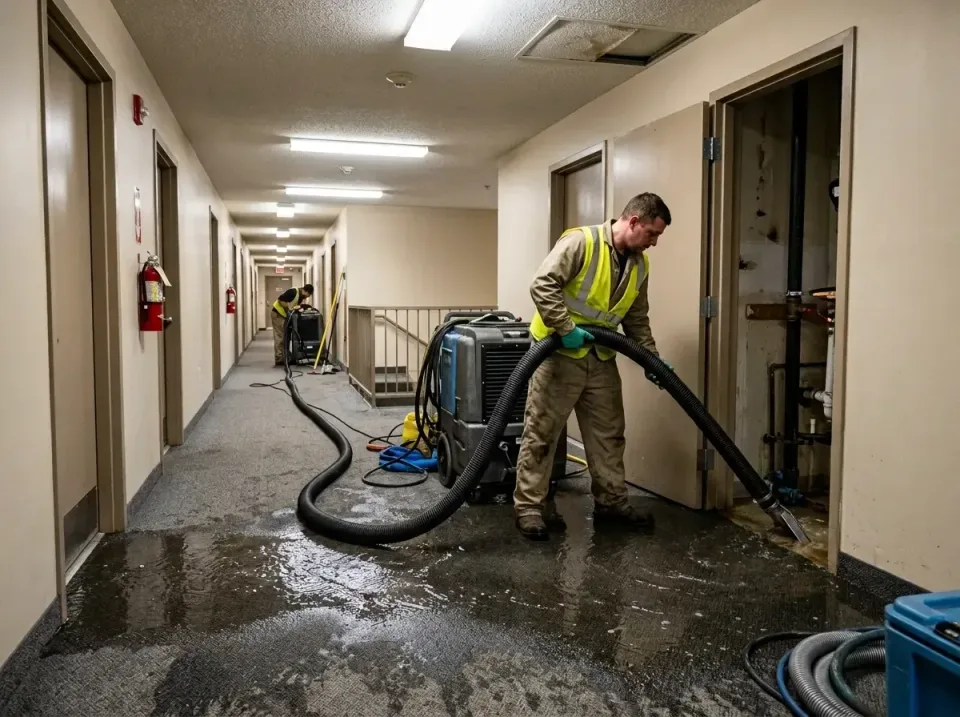 multi-unit-apartment-hallway-f-005 — frequently asked questions, Emergency Burst Pipe Water Extraction & Removal in Ocean Bl…